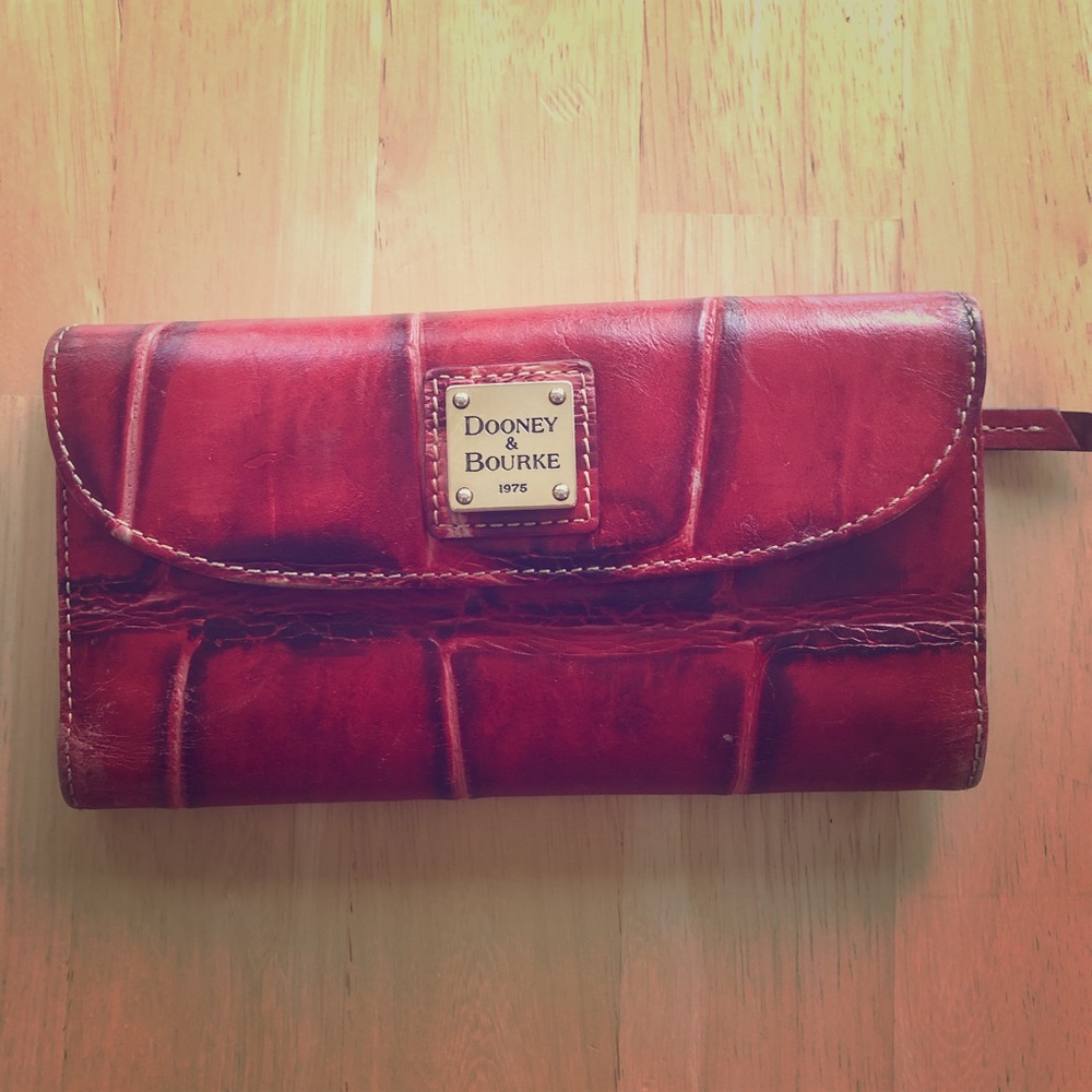 Dooney & Bourke Red Wallet